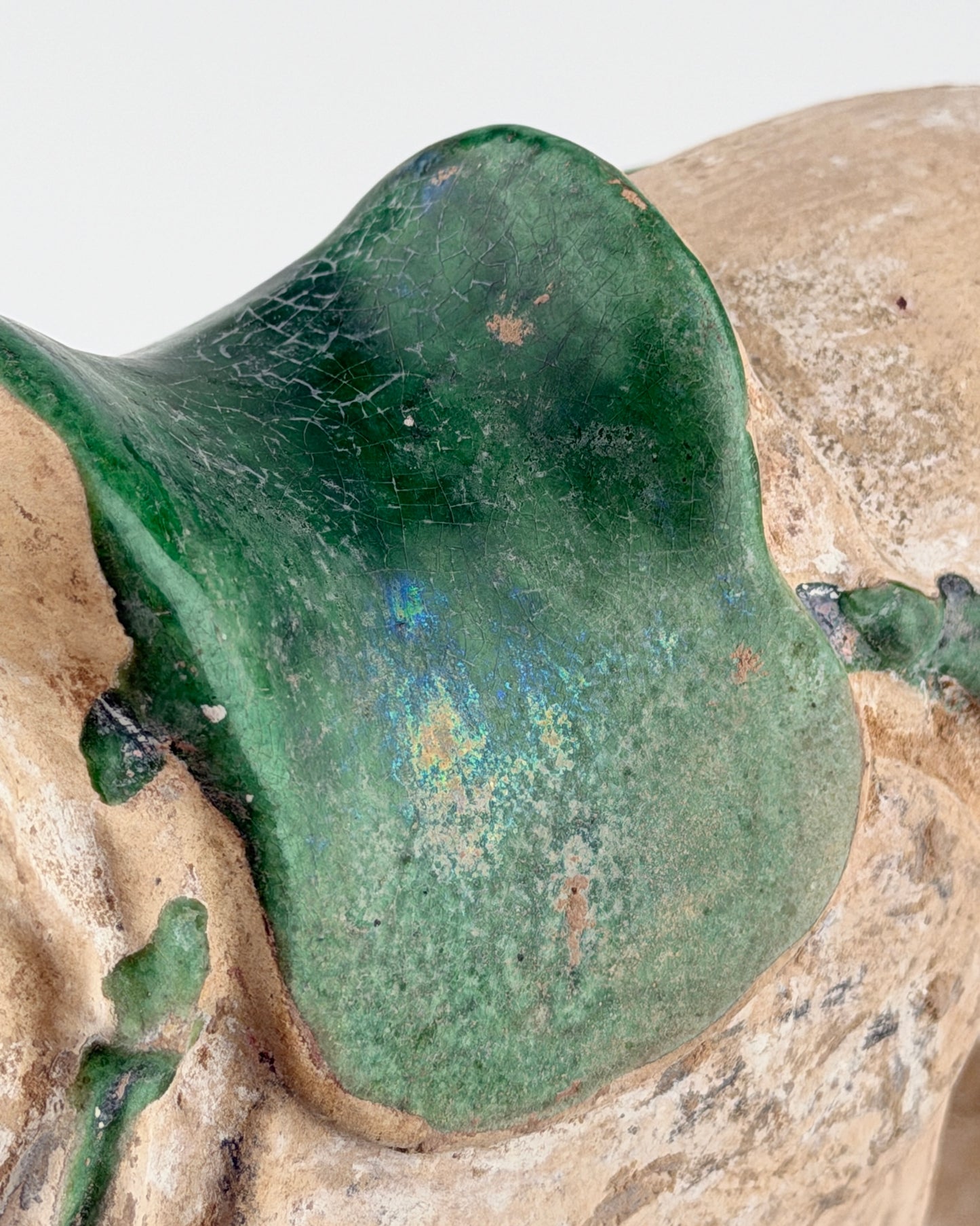 Ming Period Pottery Horse with Saddle