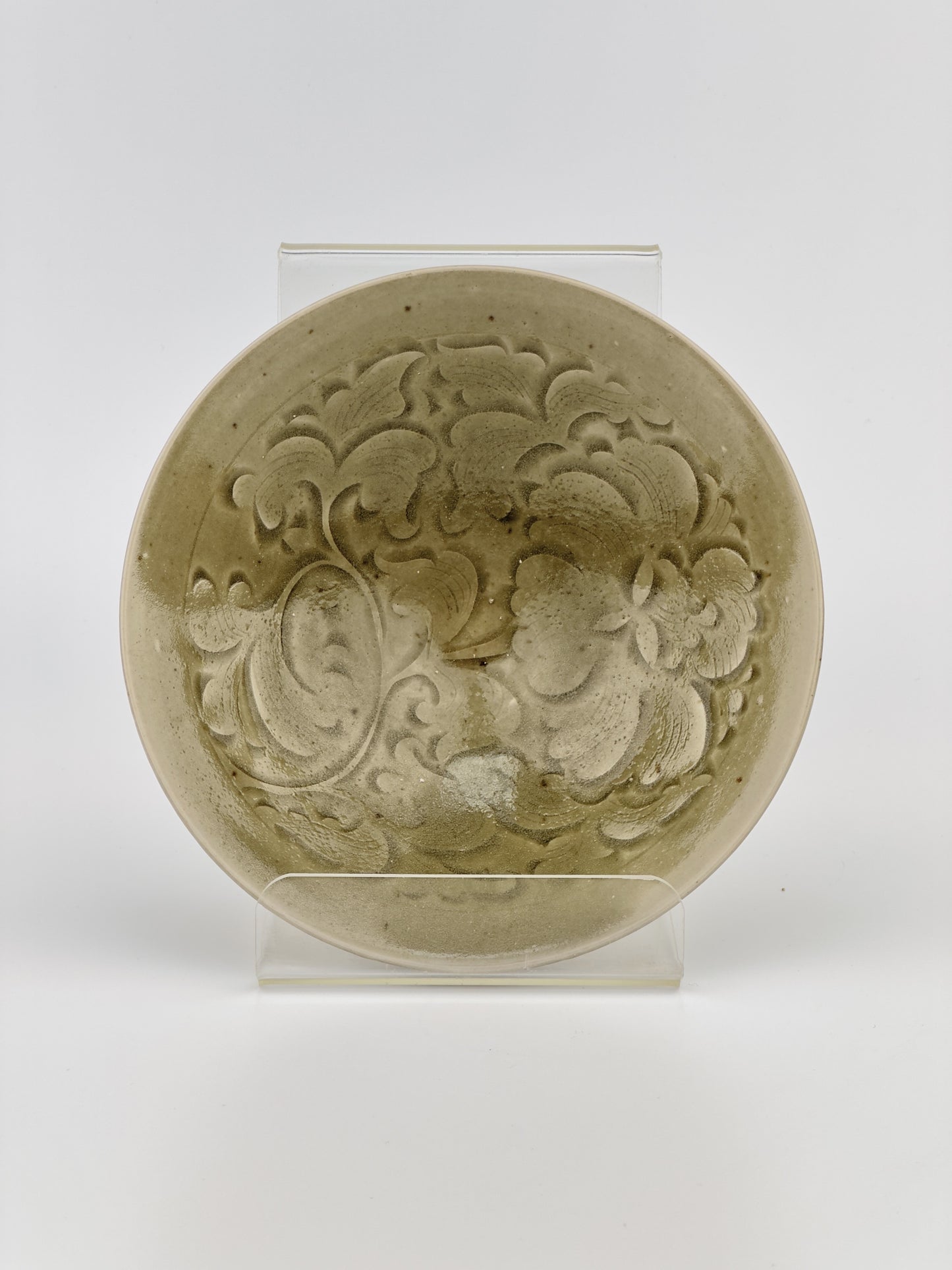CARVED 'YAOZHOU' CELADON-GLAZED BOWL, SONG DYNASTY