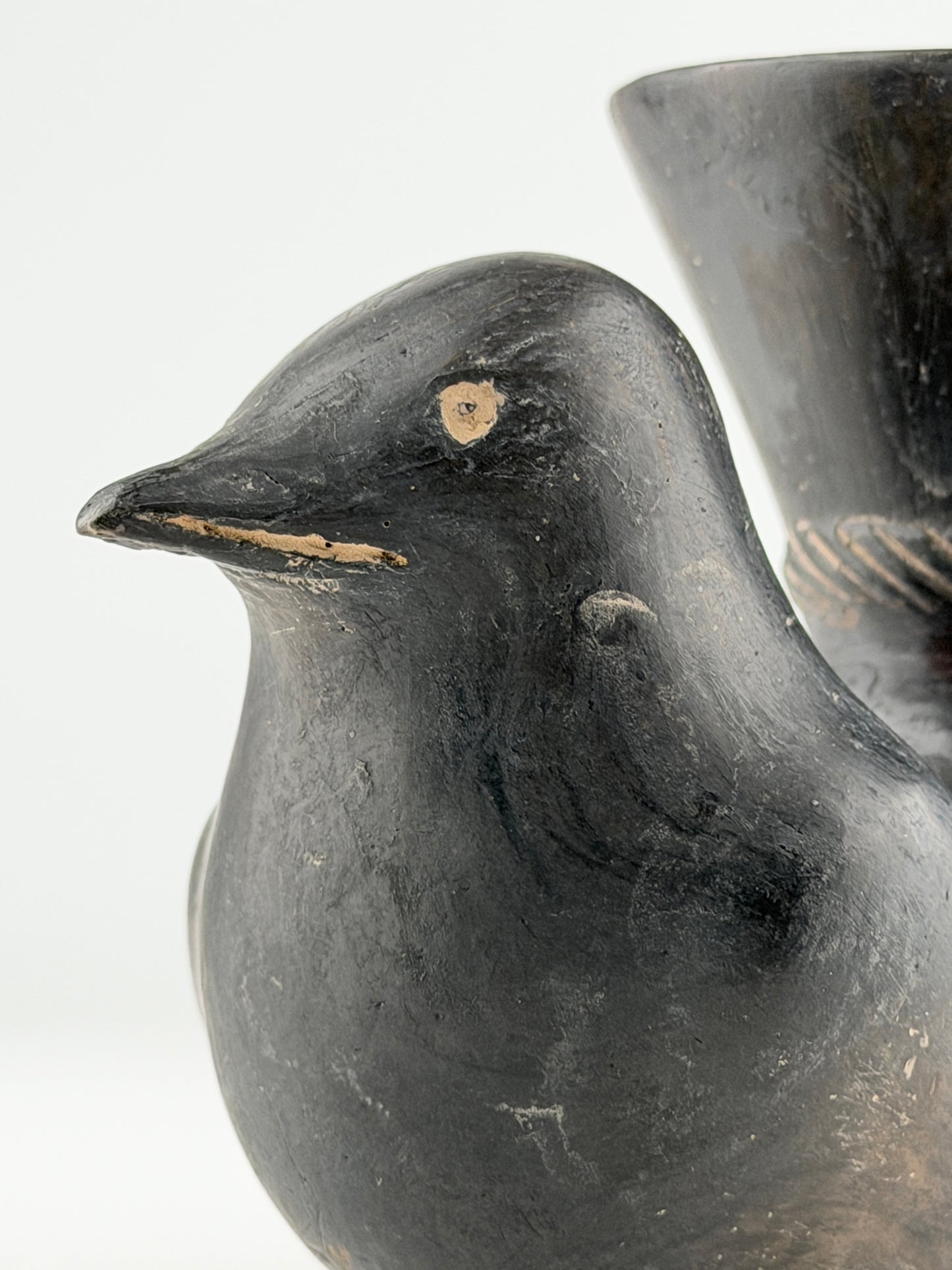 Blackware Bird-Shaped Vessel