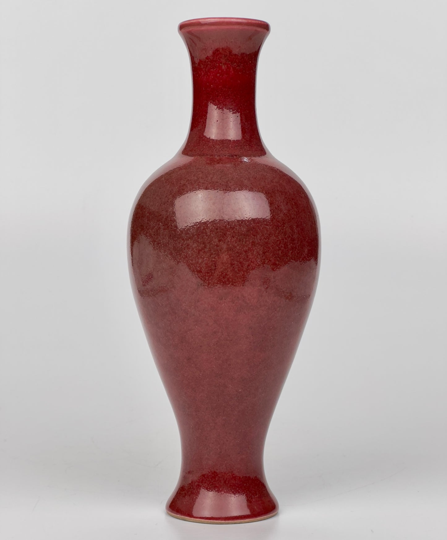 Copper Red Glazed Vase, Late Qing Period, Guangxu Era