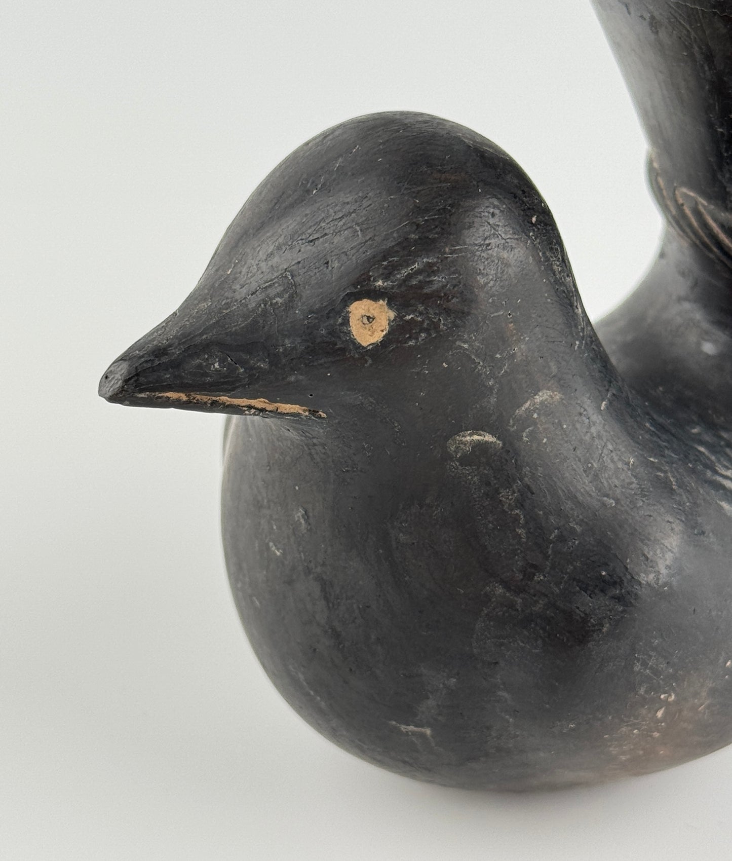 Blackware Bird-Shaped Vessel