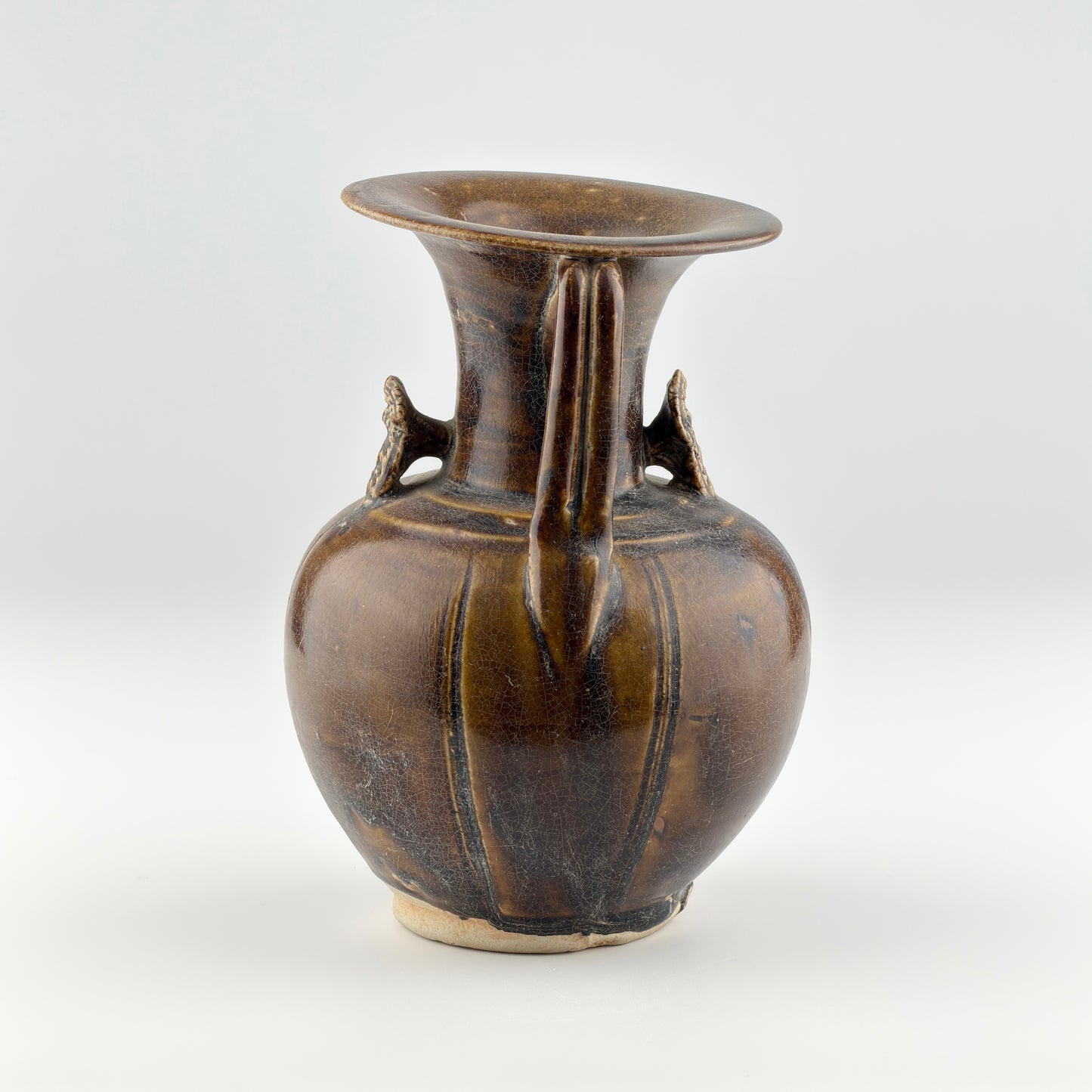 A Brown Glazed Ceramic Ewer, Five Dynasties-Song Dynasty