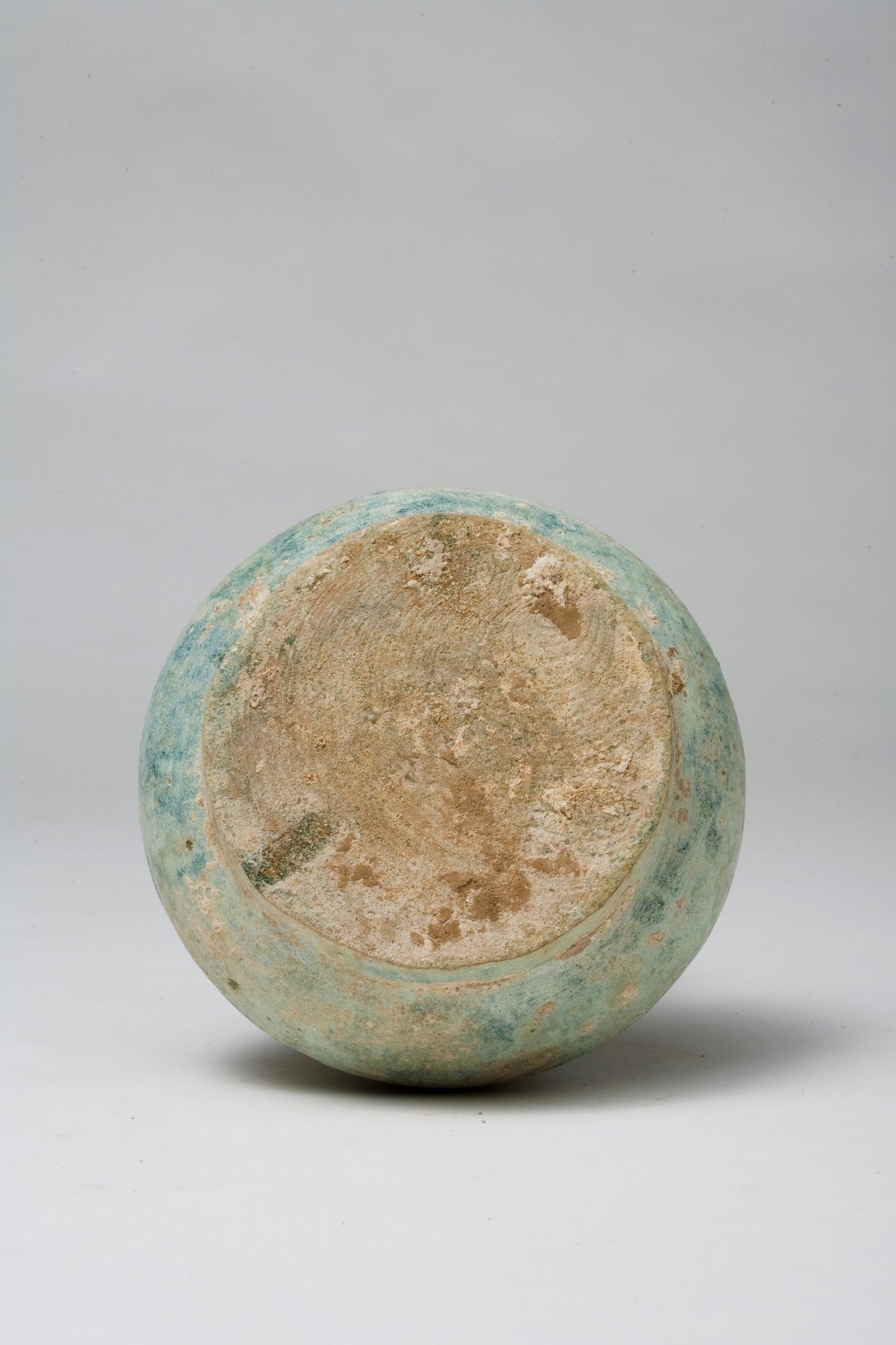 Hu Shape Green-Glazed Vase, Han Dynasty