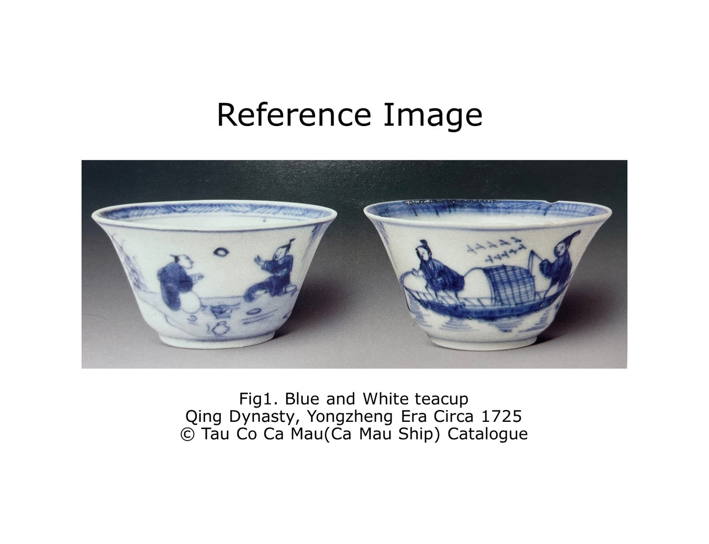 Blue and White Garden Pattern Tea Set c 1725, Qing Dynasty, Yongzheng Reign