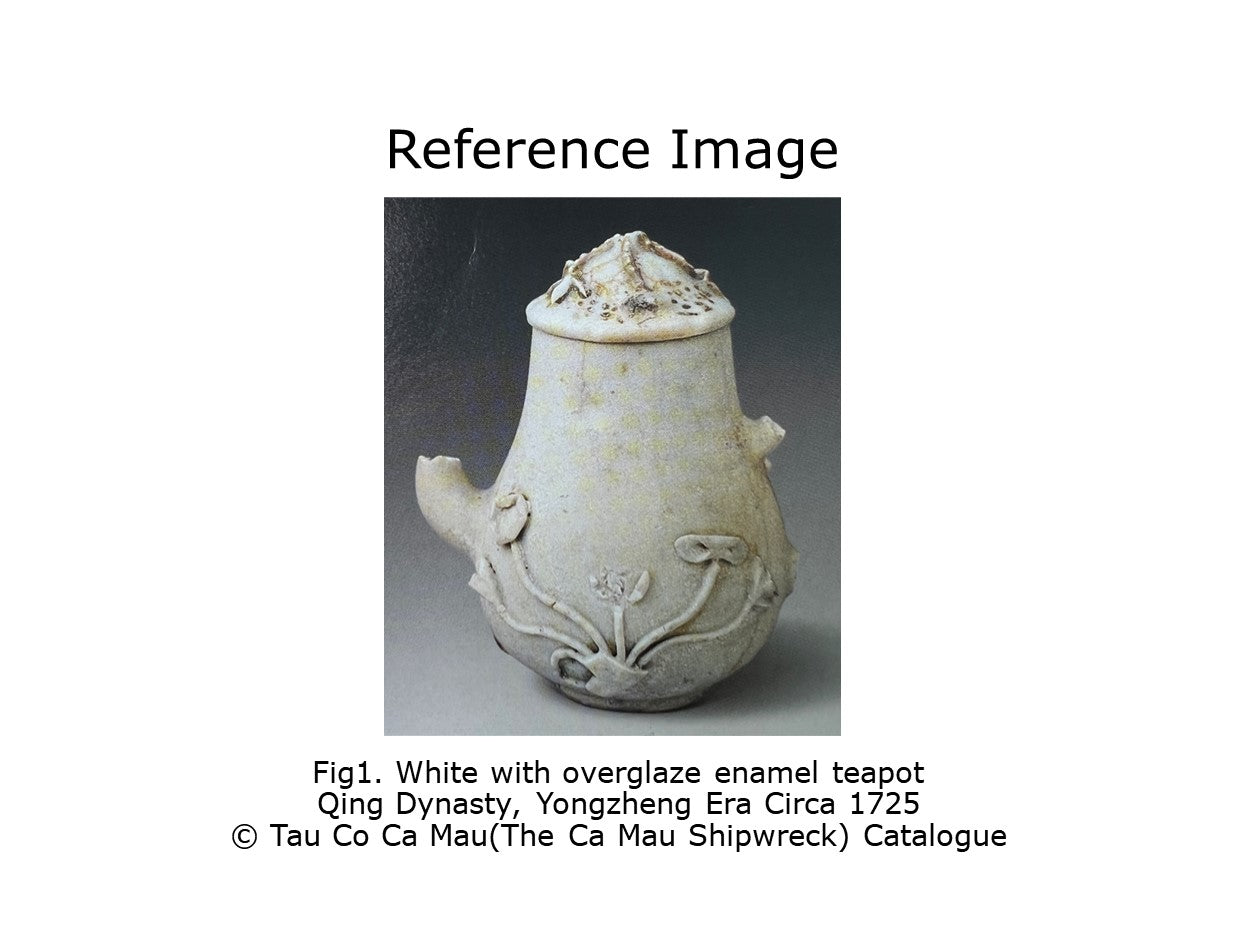 White with Overglaze Enamel Tea Set Circa 1725, Qing Dynasty, Yongzheng Reign