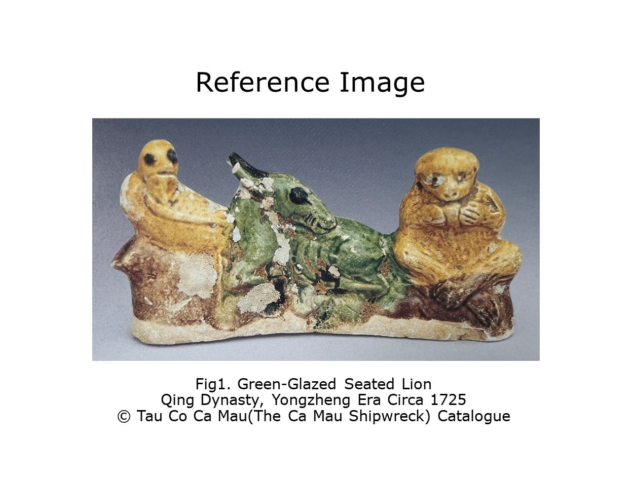 Three Friends Brush Rest and Lotus Leaf c1725, Qing Dynasty, Yongzheng Era