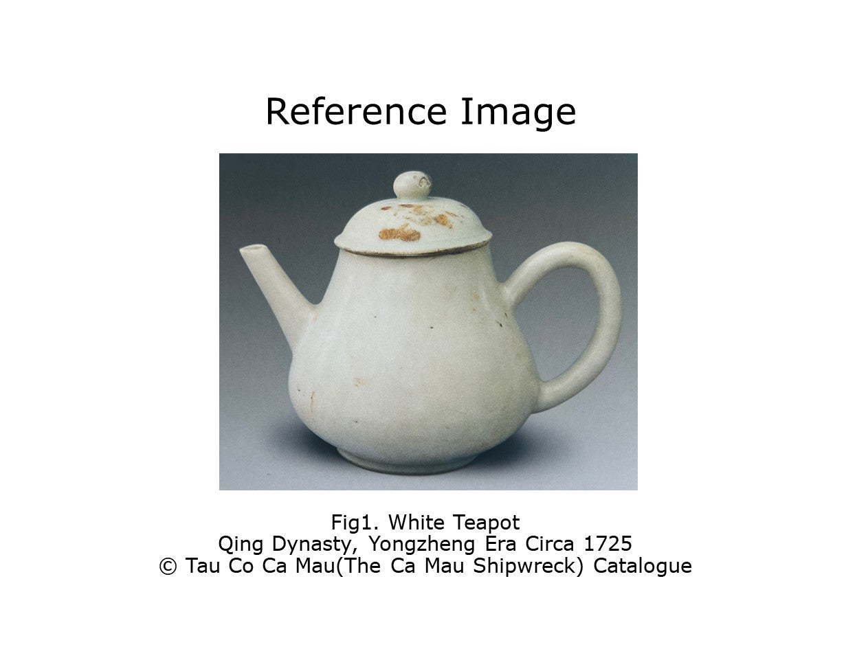 White with Overglaze Enamel Tea Set Circa 1725, Qing Dynasty, Yongzheng Reign