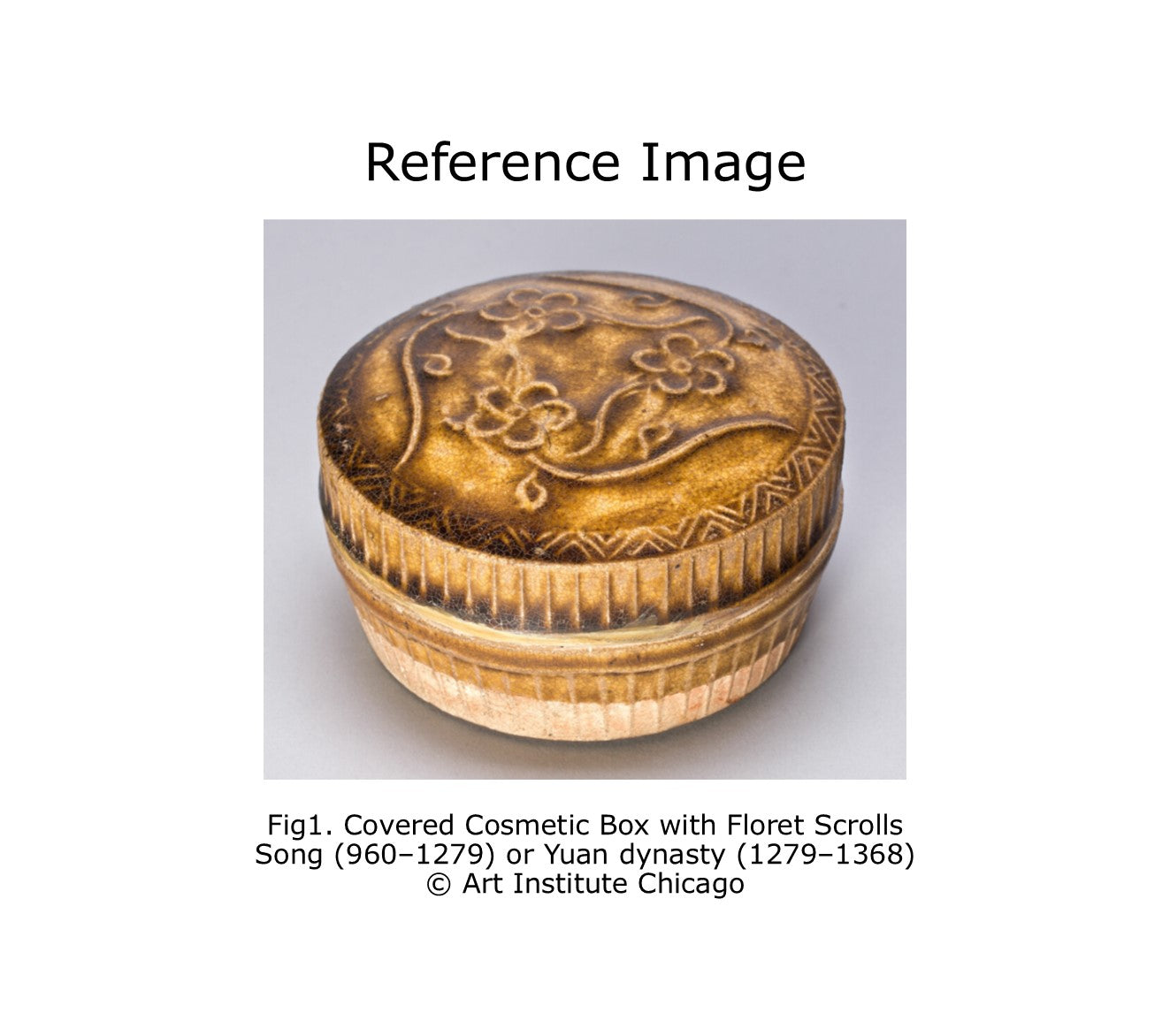 Olive Brown Glazed Small Jar with Two Dragons and a Fish, Yuan Dynasty