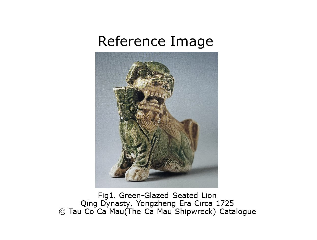 A Haitai Small Figurine Circa 1725, Qing Dynasty, Yongzheng Reign