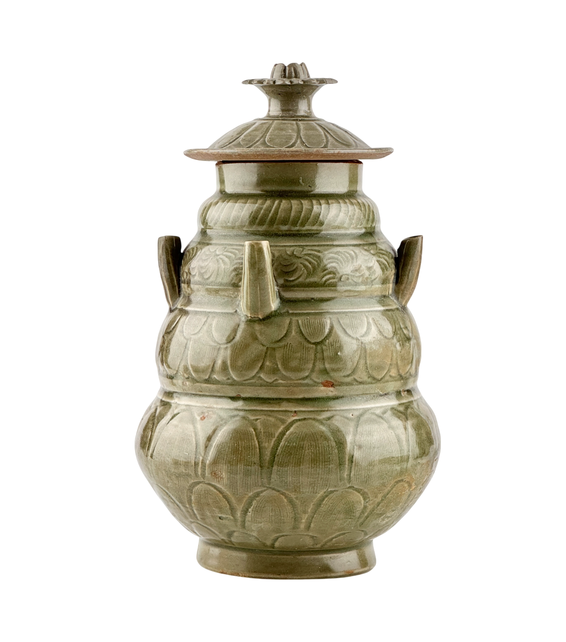 A Longquan Celadon Five-spouted Jar, Northern Song Dynasty (Ad 960-1127)