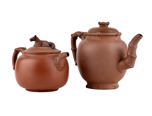 Two Yixing Teapots and Covers