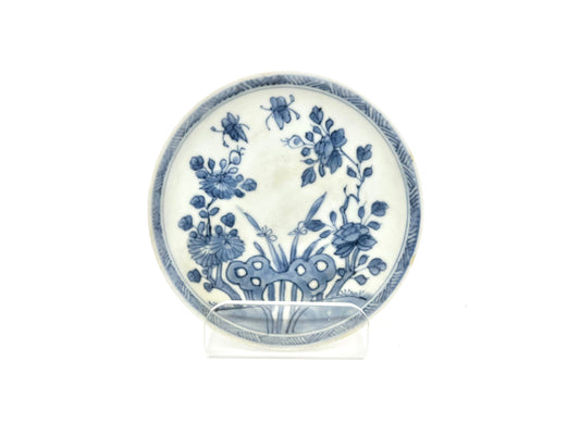 ROCKS ON A TERRACE PATTERN SAUCER CIRCA 1725, QING DYNASTY, YONGZHENG REIGN