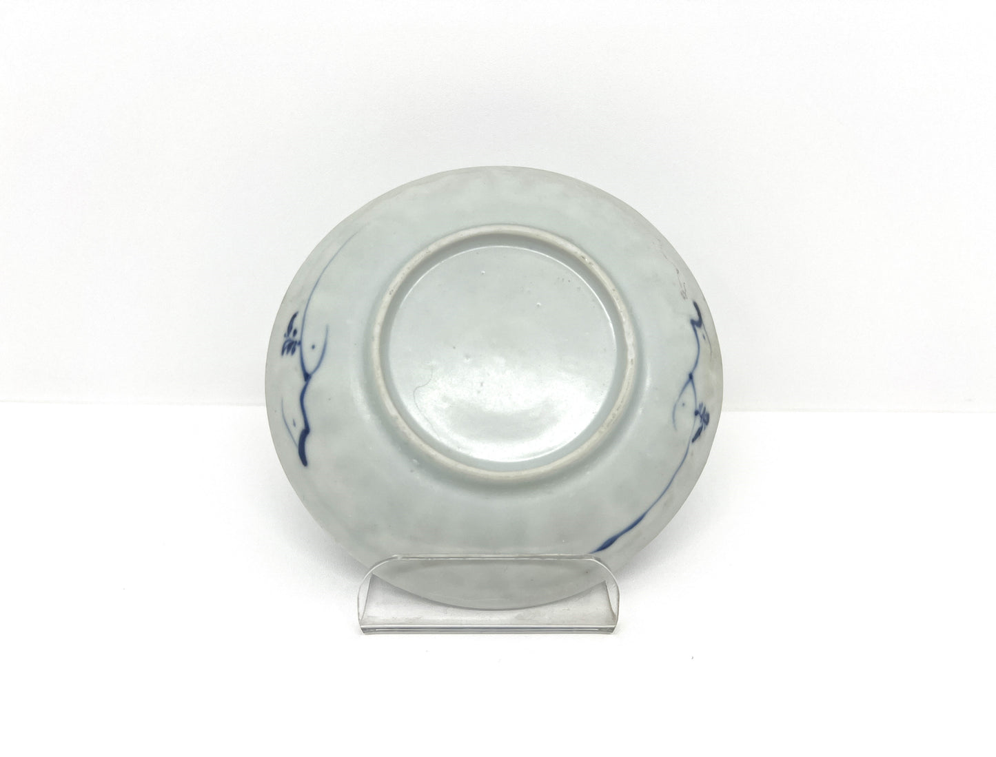 Chicken Pattern Blue and White Saucer c 1725, Qing Dynasty, Yongzheng Era