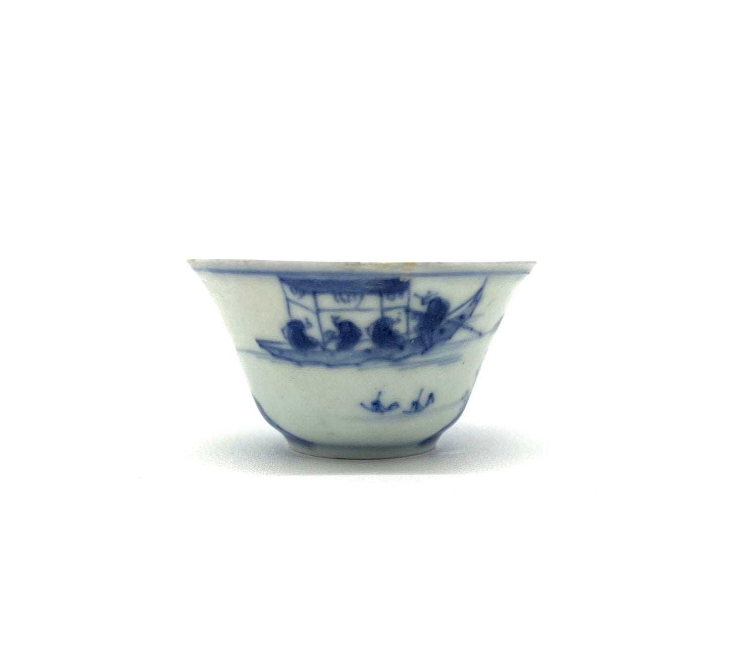 BLUE AND WHITE TEABOWL CIRCA 1725, QING DYNASTY, YONGZHENG REIGN