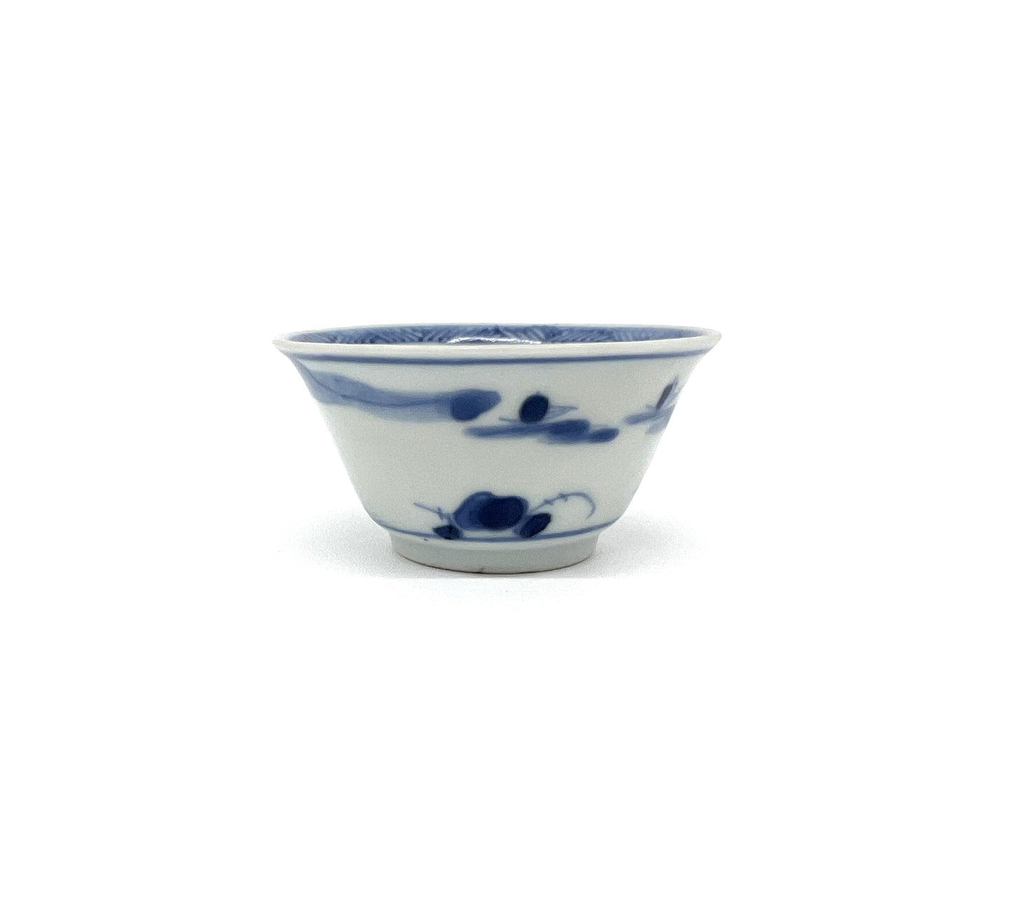 RIVERSCAPE BLUE AND WHITE TEABOWL CIRCA 1725, QING DYNASTY, YONGZHENG REIGN