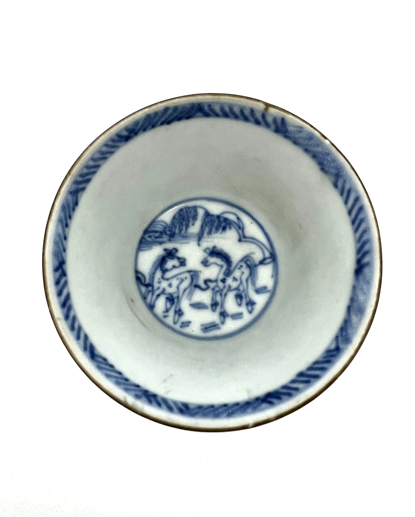 SPOTTED HORSES PATTERN TEA SET C 1725, QING DYNASTY, YONGZHENG REIGN