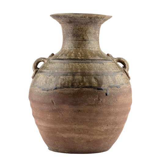 Yue Stoneware Jar(Hu Vessel), Han Dynasty