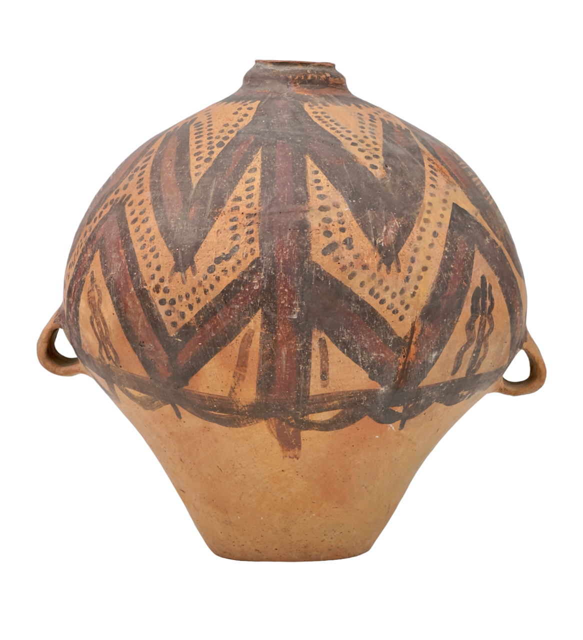 Jar with Painted Decoration of "Frog" Pattern, Neolithic Period