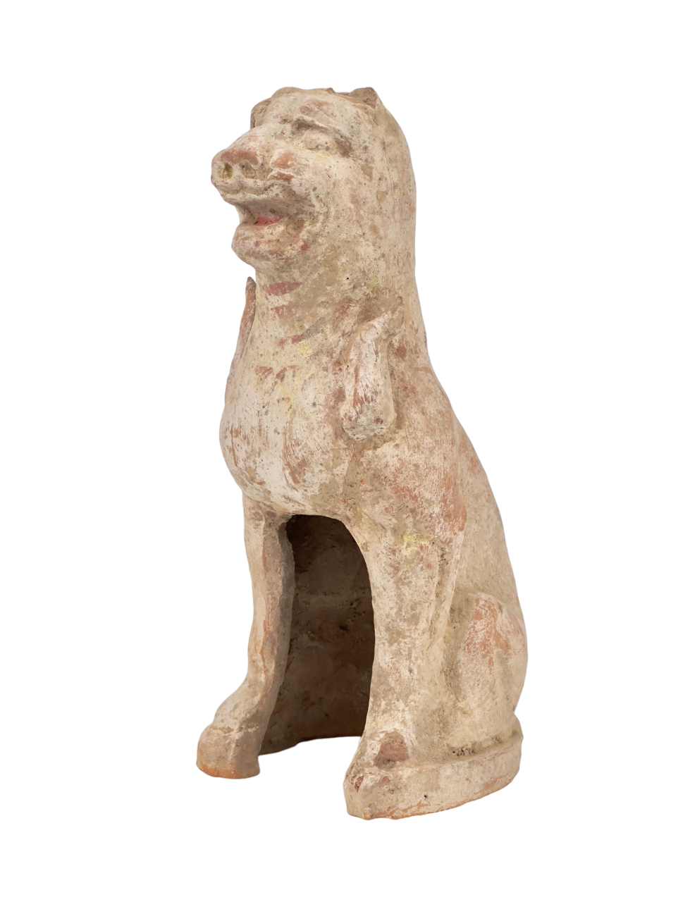 Guardian Haitai Lion Pottery Figure, Northern Wei-Tang Dynasties