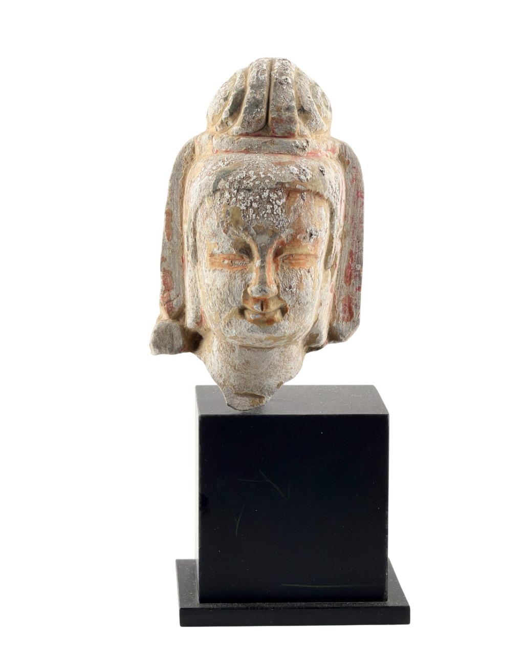 Stone Head of Bodhisattva, Northern Wei-Tang Dynasties