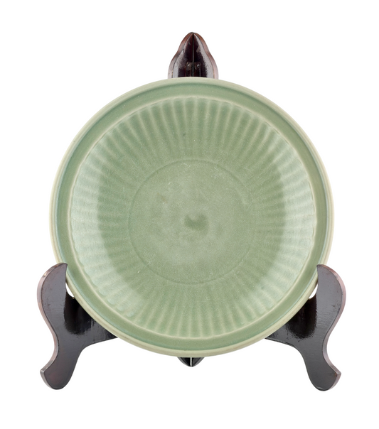 Large 'Longquan' Celadon Dish, Ming Dynasty, 15th century