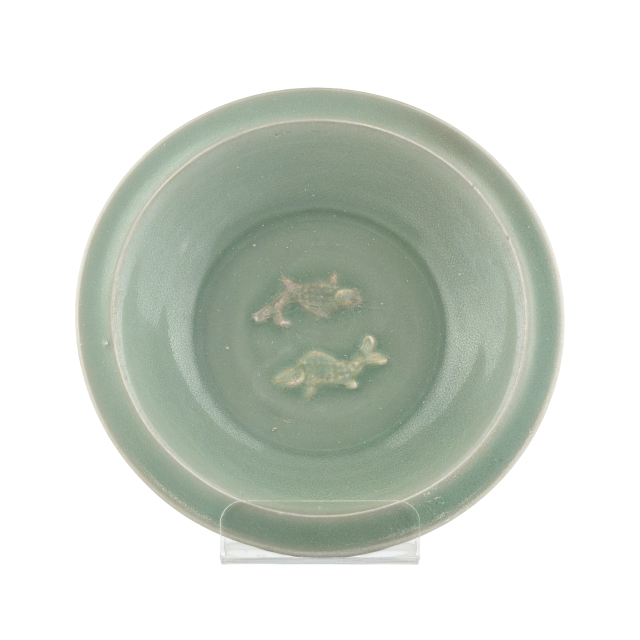 LONGQUAN CELADON 'TWIN FISH' DISH, SOUTHERN SONG DYNASTY