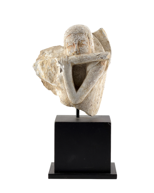 Celestial being(Apsara) Stone Statue, Northern Wei-Tang Dynasties