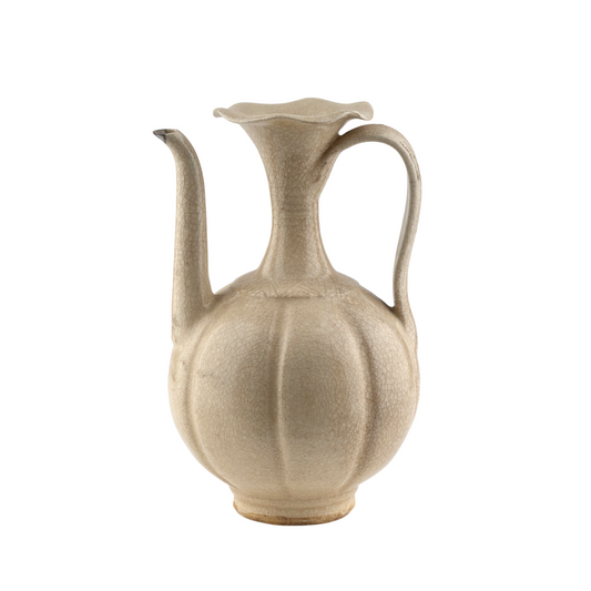 Rare annamese cream glazed ewer, Vietnam, 11-15th century
