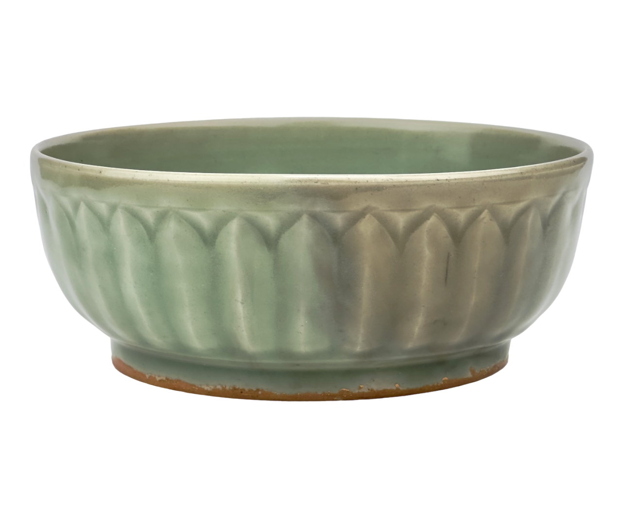 Lotus Petal 'Longquan' Celadon Bowl, Ming dynasty