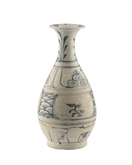 ANNAMESE STONEWARE WITH COBALT UNDERGLAZE BLUE, HOI AN HOARD, LATE 15TH CENTURY