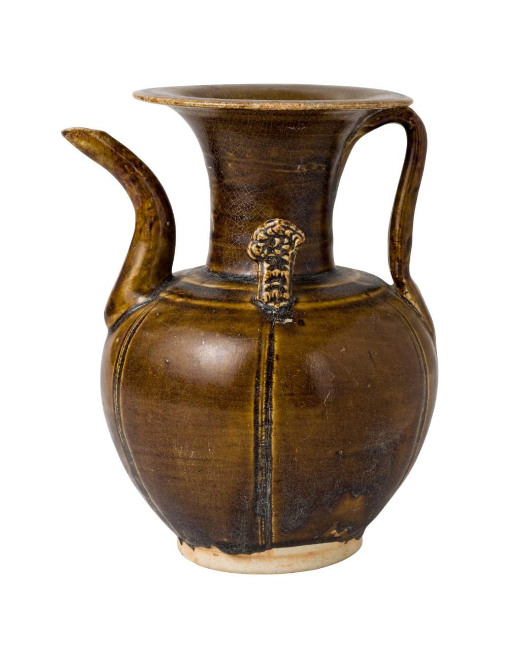 Brown Glazed Ceramic Ewer, Song Dynasty