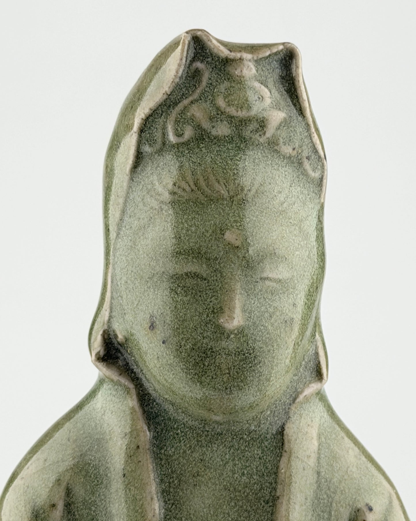 Longquan Celadon Figurine, Ming Dynasty (1368-1644)