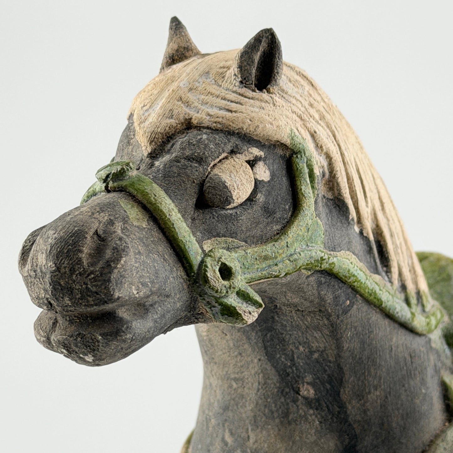 Ming Period Green-Glazed Horse and Rider (15-16th Century)