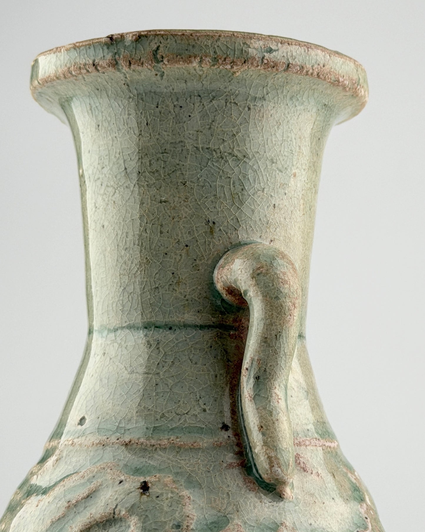 Qingbai Ware with two dragons, Yuan Dynasty, 14th century
