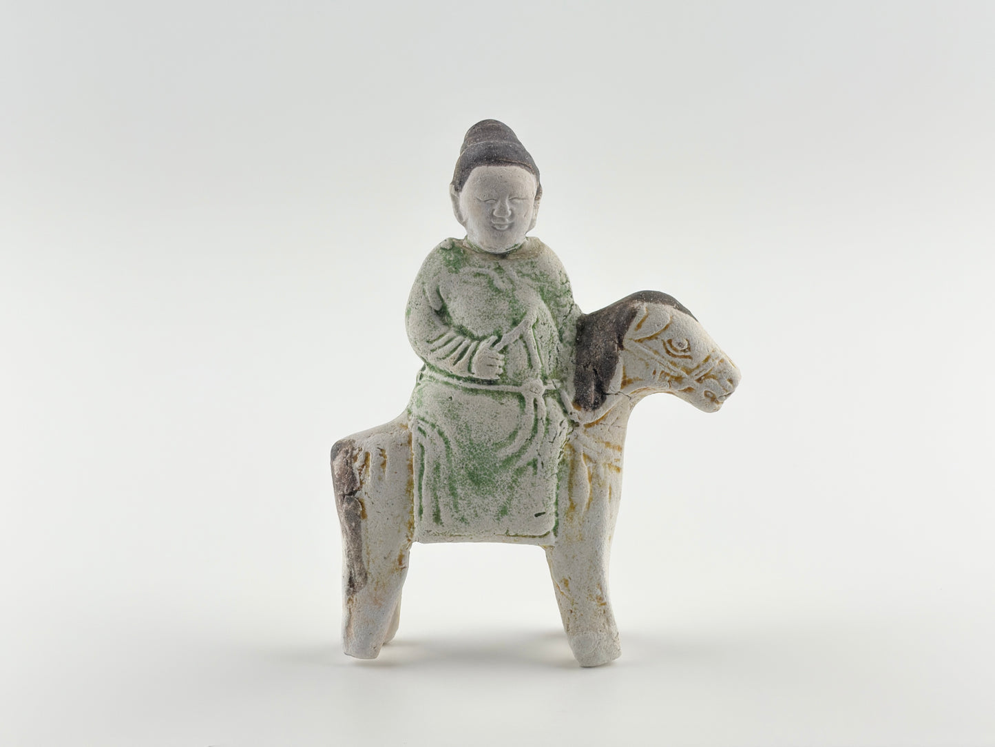 Horse and Rider Figurine c1725, Qing Dynasty, Yongzheng Reign