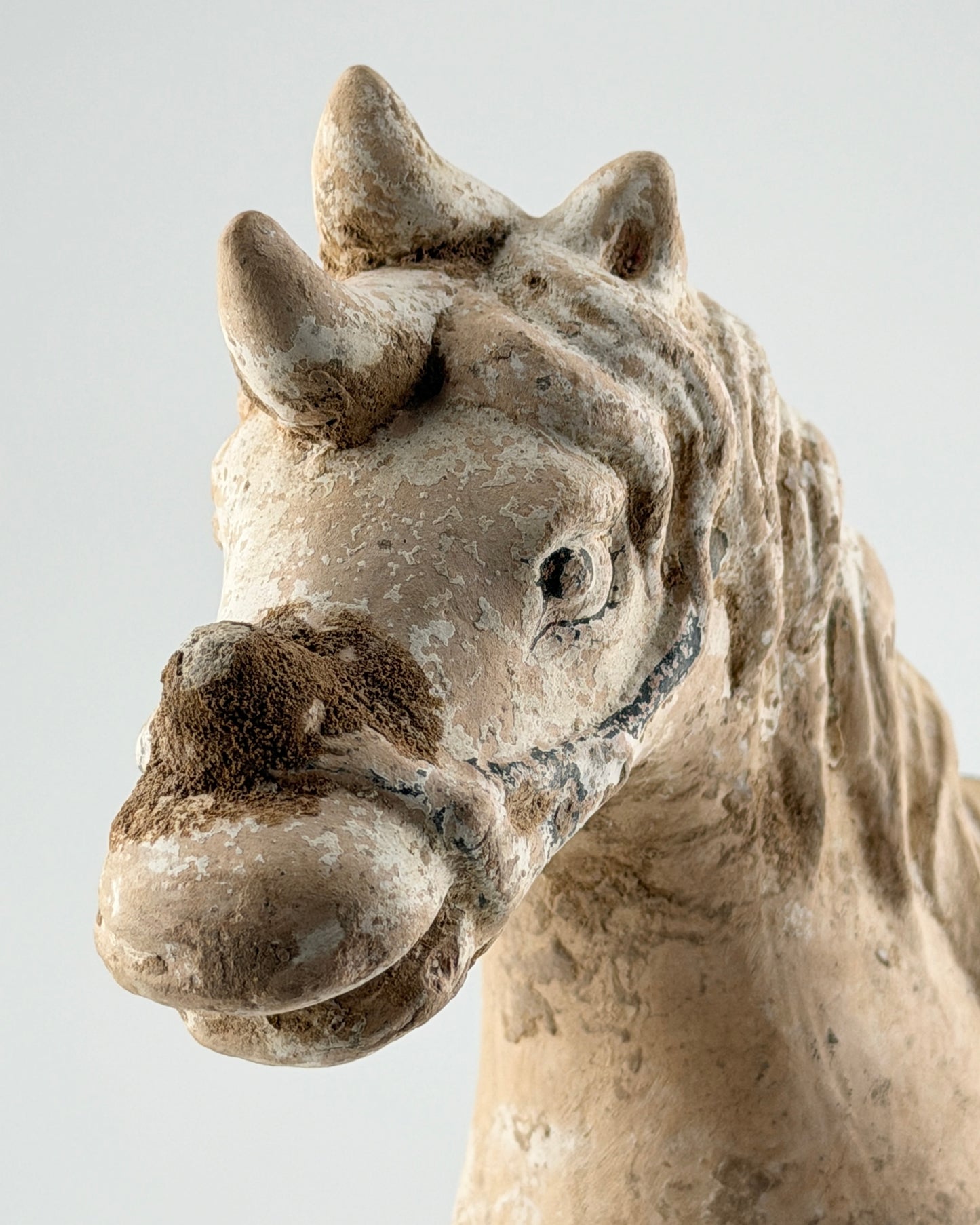 Ming Period Pottery Horse with Saddle