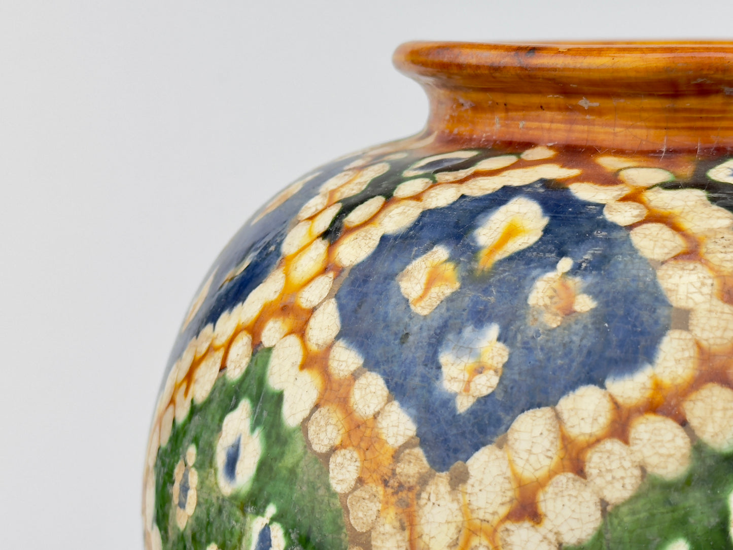 Rare Sancai-Glazed Pottery Jar, Tang Dynasty