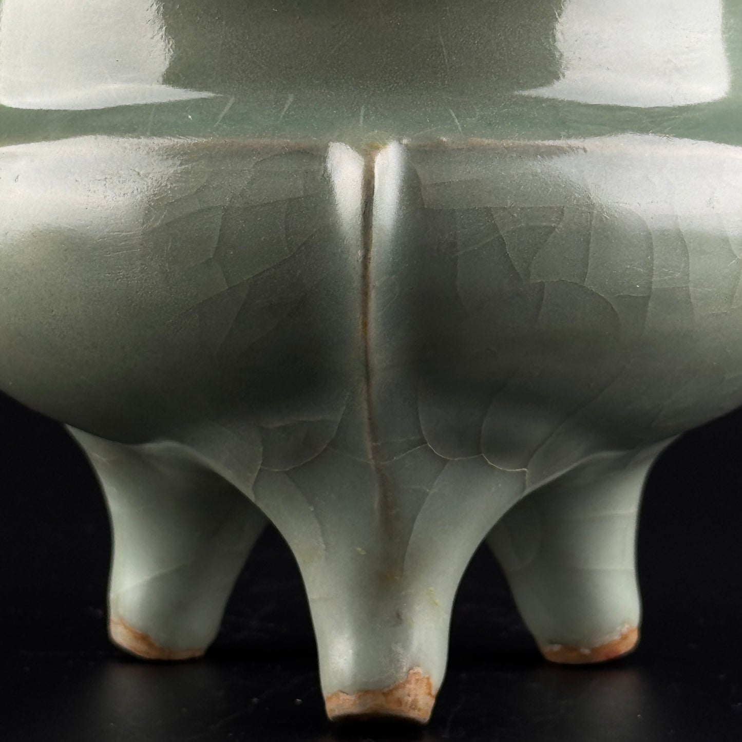 Longquan Celadon Tripod Incense Burner, Song Dynasty