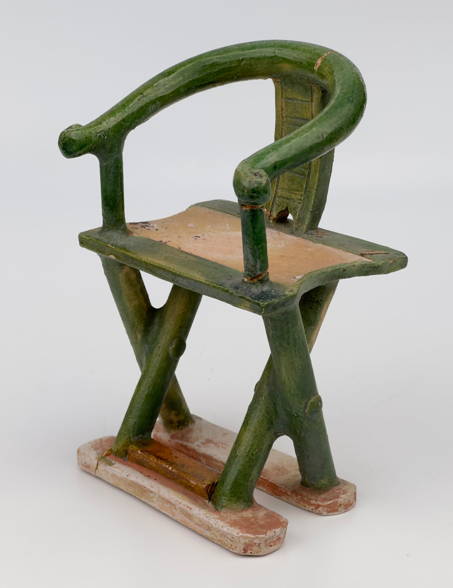 Pottery Model of a Folding Chair, 16th century, Ming dynasty