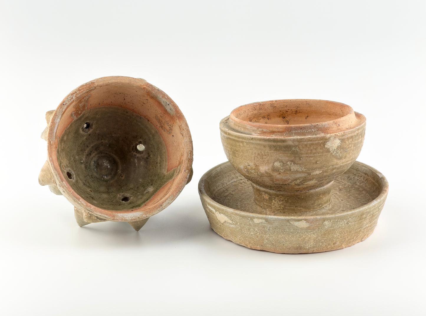 Rare Boshan Incense Burner Yue Celadon, Han-Jin dynasty