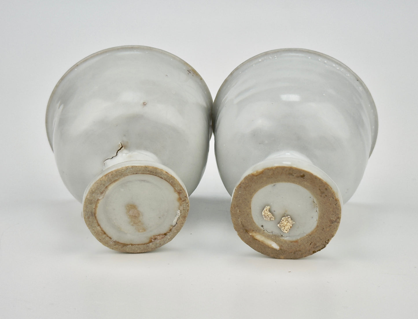 Pair of Small White porcelain Cup, Late Ming Era(16-17th Century)