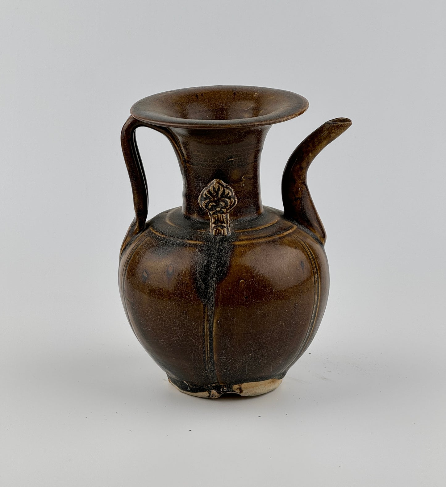 Brown Glazed Ceramic Ewer, Song Dynasty