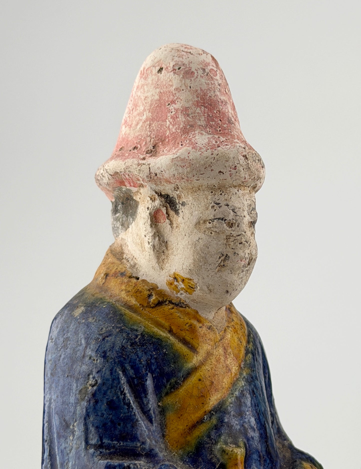 Three Glazed Figures of Musicians, Ming Period (1368-1644)