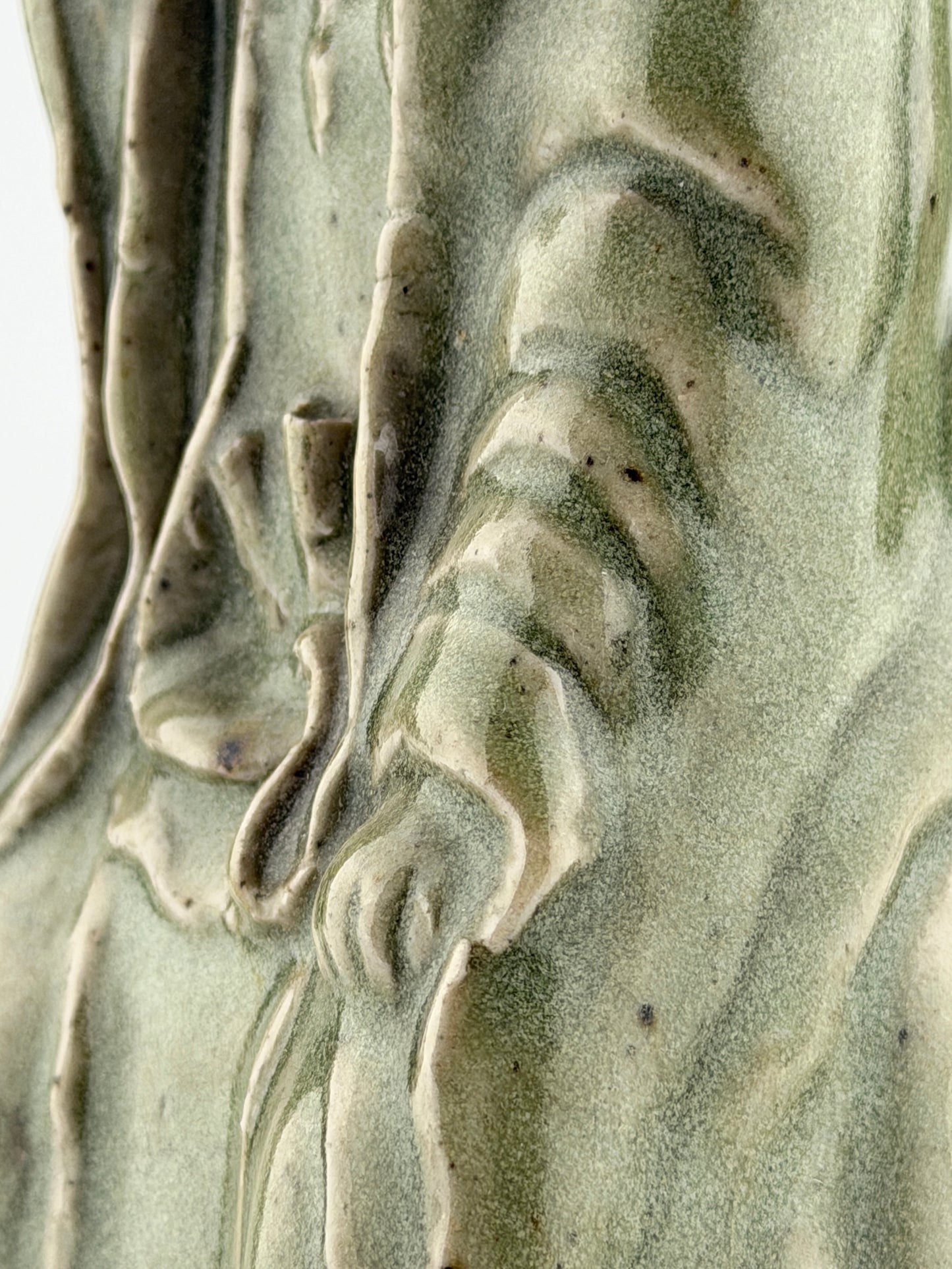 Longquan Celadon Figurine, Ming Dynasty (1368-1644)