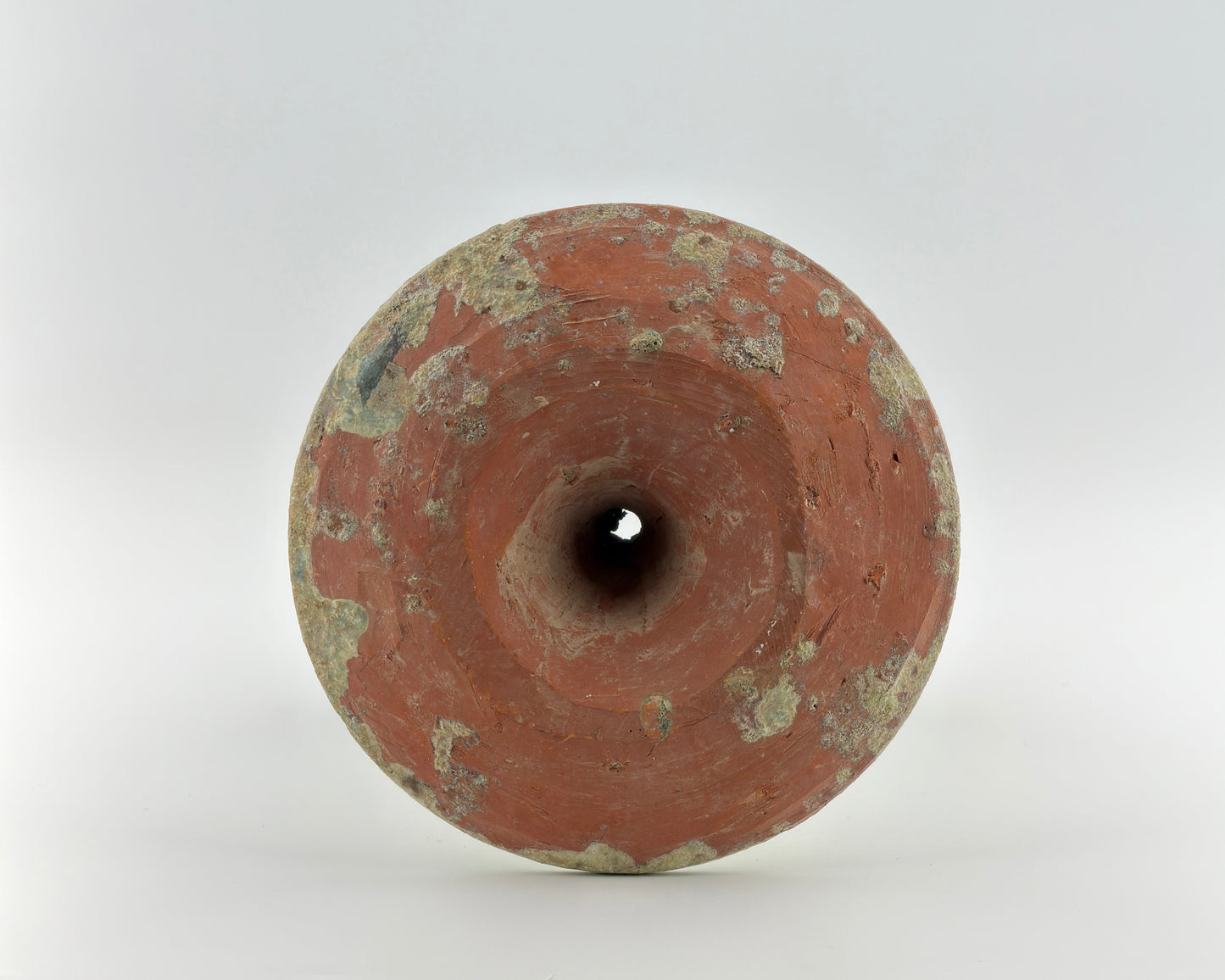 Green Lead-Glazed Pottery Boshan Censer, Han Dynasty