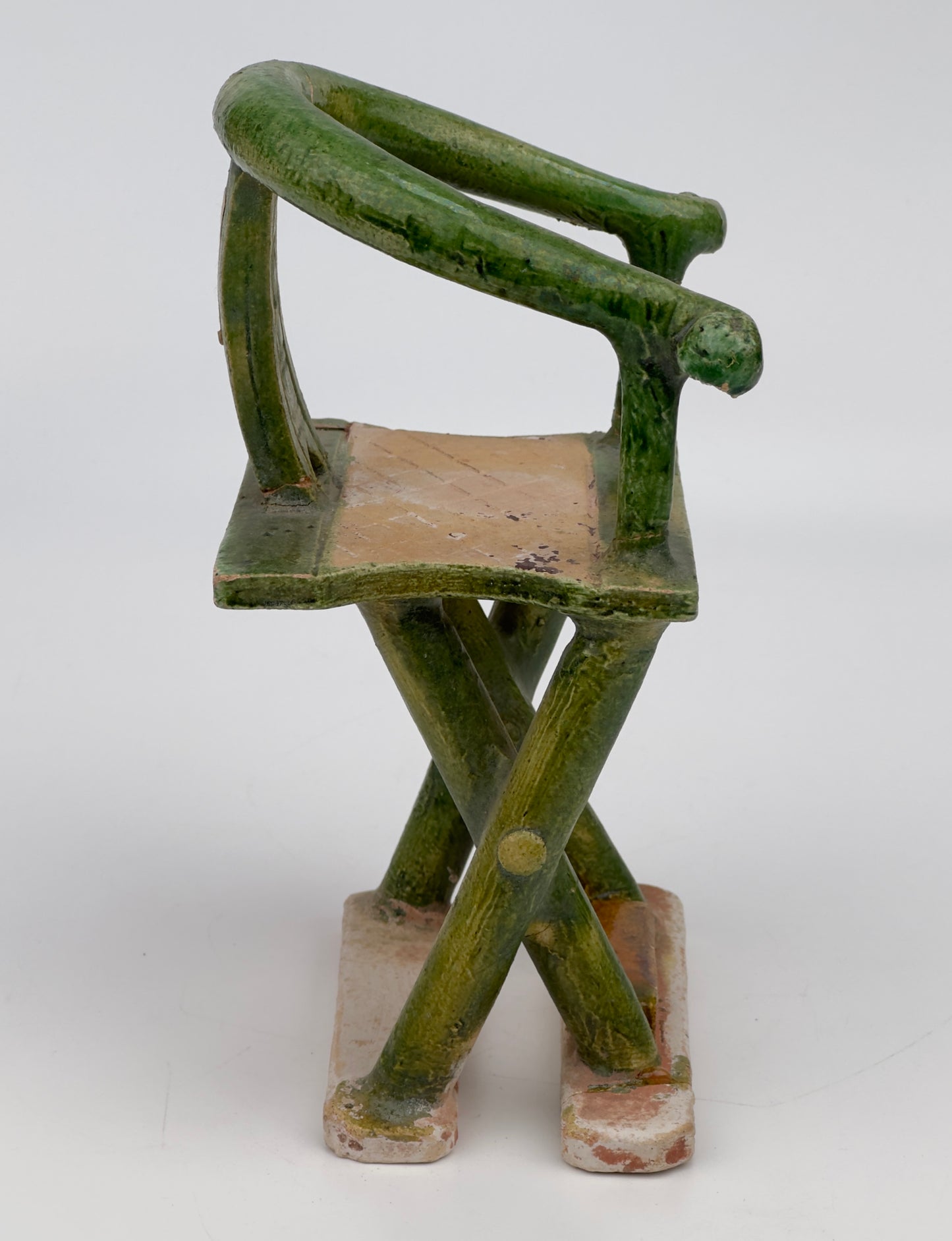 Pottery Model of a Folding Chair, 16th century, Ming dynasty