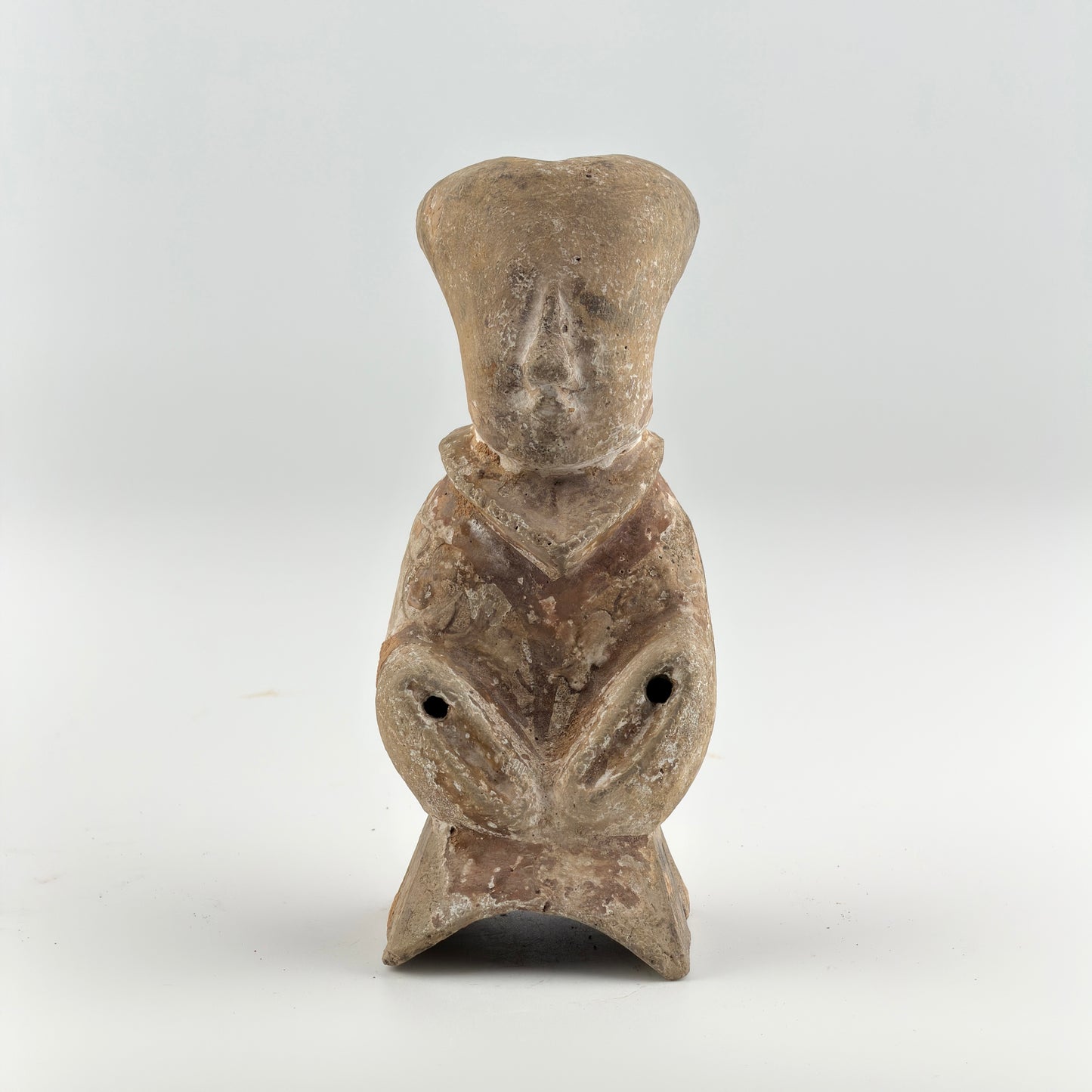 Pottery Figure of a Mounted Soldier and Horse