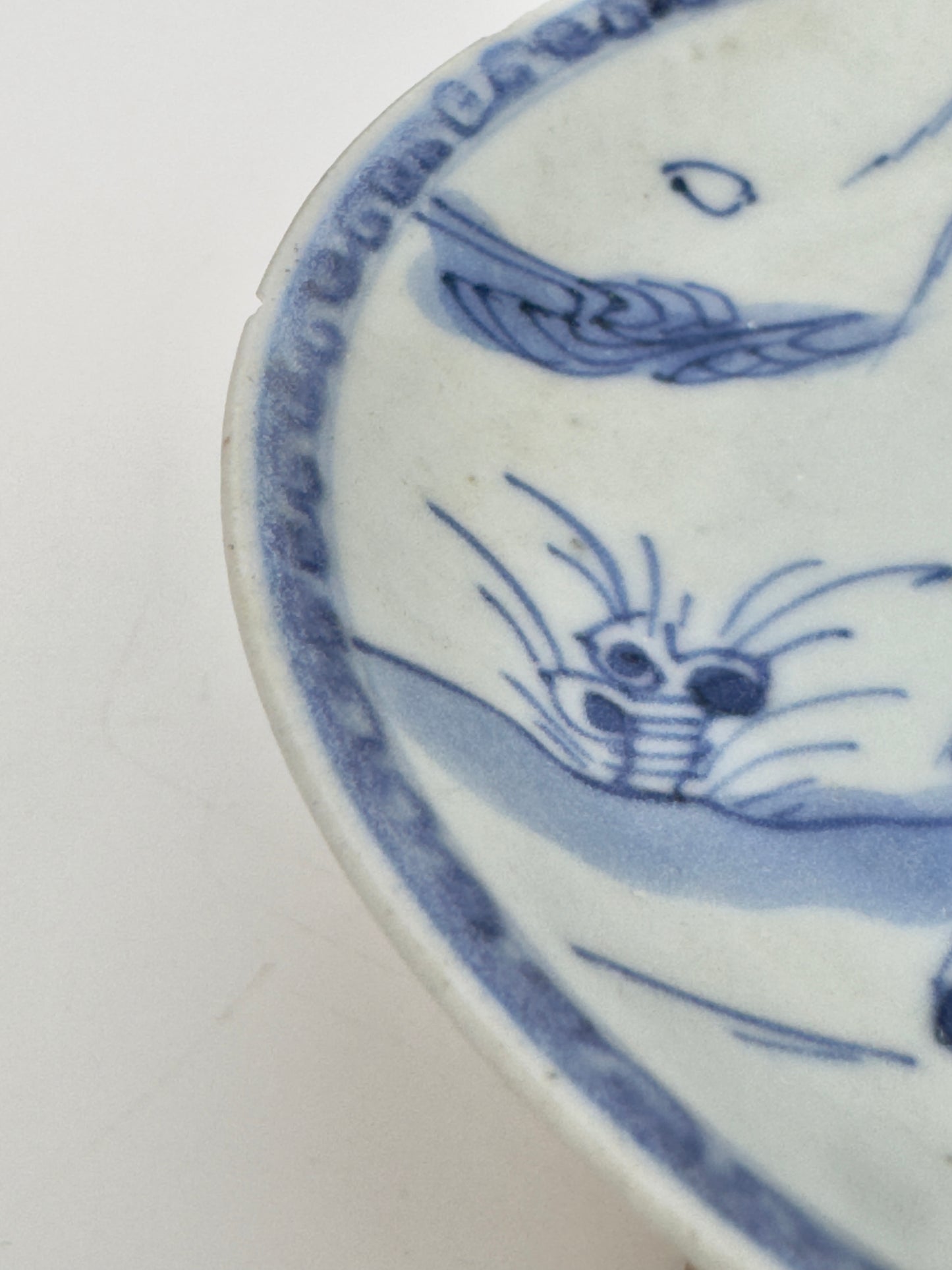 Pastoral Scene Blue And White Saucer Circa 1725, Qing Dynasty, Yongzheng Reign