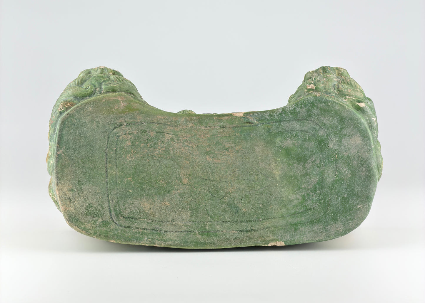 Sancai-glazed pottery 'Haitai' Pillow, Tang dynasty