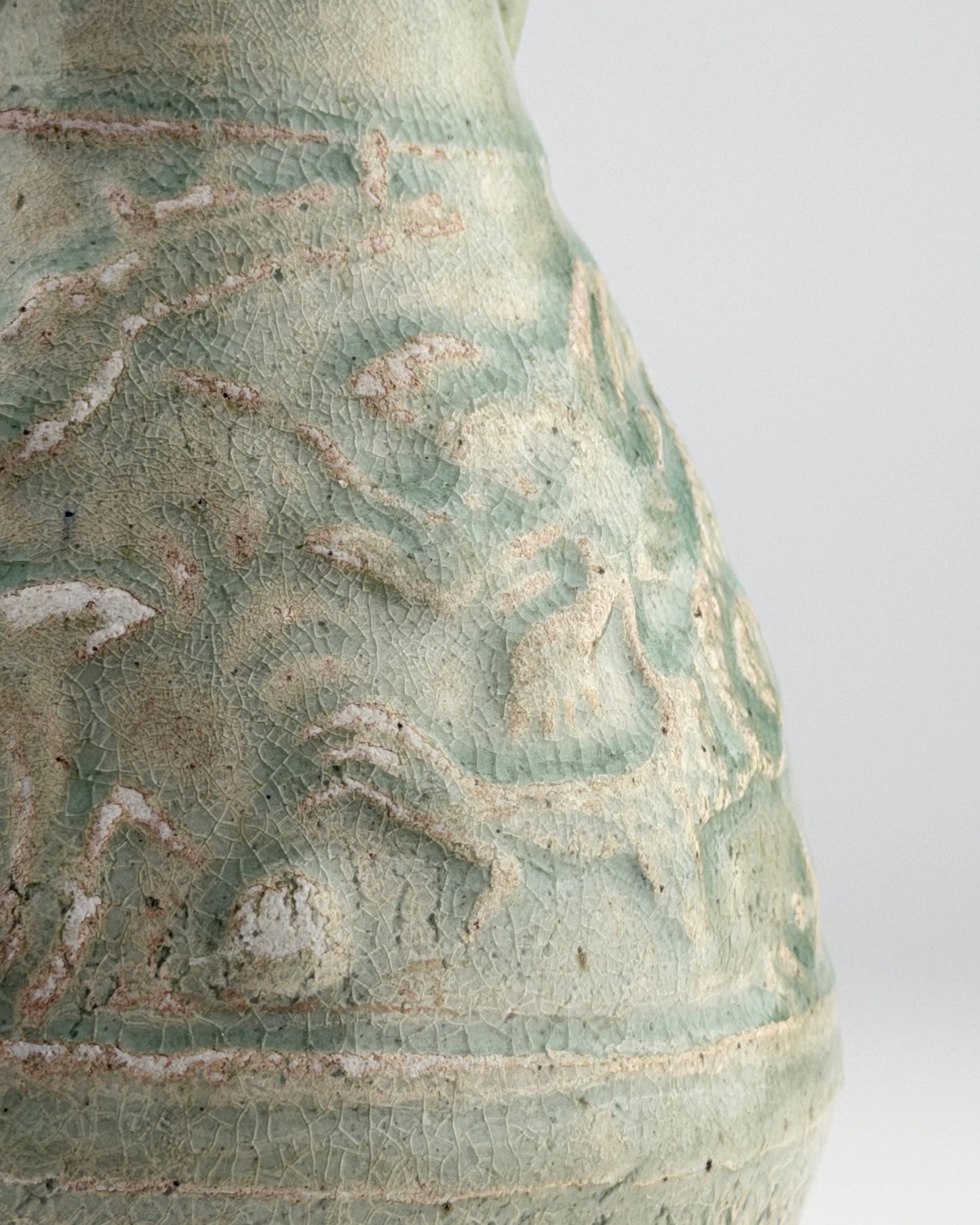 Qingbai Ware with two dragons, Yuan Dynasty, 14th century